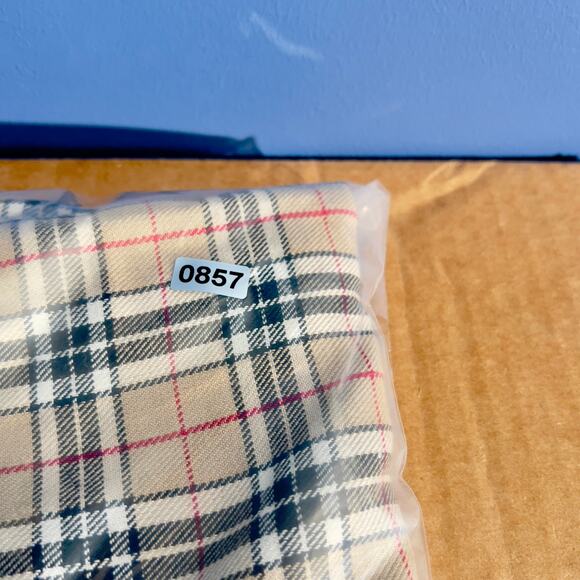 Nasty Gal Collection Pants Woman's 10 Tan Black Red Check Cuffed Legs - Picture 11 of 11